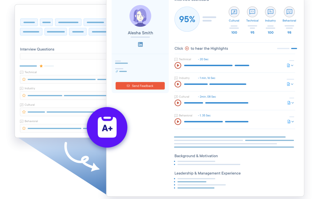 Customizable Interview Scorecards for Recruiting, Staffing & RPO Teams